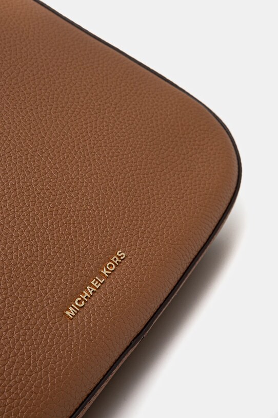 Kožená kabelka MICHAEL Michael Kors hnědá 32S4G8KM9L