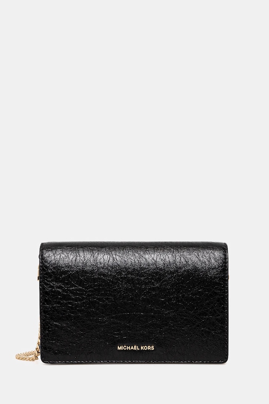 Kožená kabelka MICHAEL Michael Kors přírodní kůže černá 32R5GJ6C8L