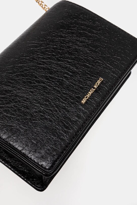 Accesorii MICHAEL Michael Kors poseta de piele 32R5GJ6C8L negru