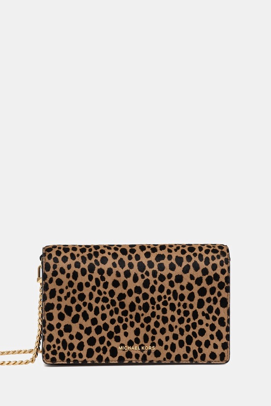 Δερμάτινη τσάντα MICHAEL Michael Kors λείο δέρμα μπεζ 32R5GJ6C8O