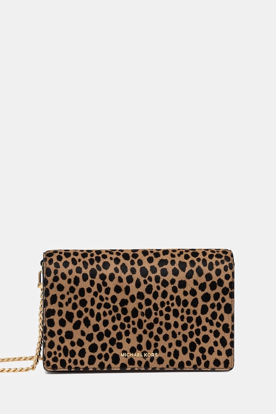 Δερμάτινη τσάντα MICHAEL Michael Kors λείο δέρμα μπεζ 32R5GJ6C8O