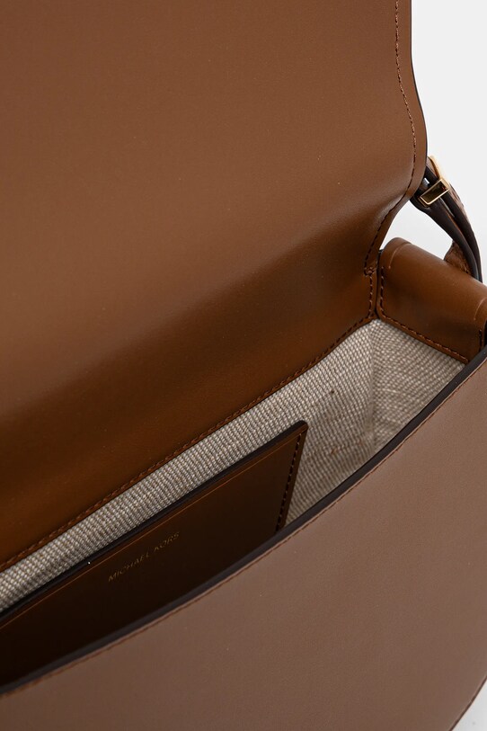 Шкіряна сумочка MICHAEL Michael Kors 30R5GL0M2L коричневий