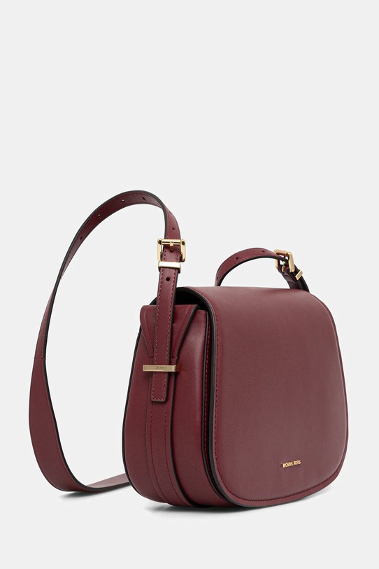 MICHAEL Michael Kors torebka skórzana 30R5GL0M2L bordowy SS25