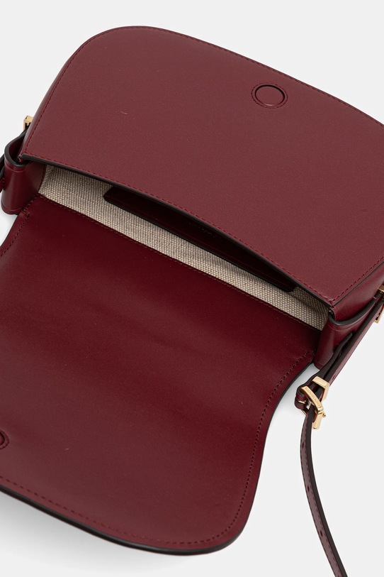 MICHAEL Michael Kors torebka skórzana bordowy 30R5GL0M2L