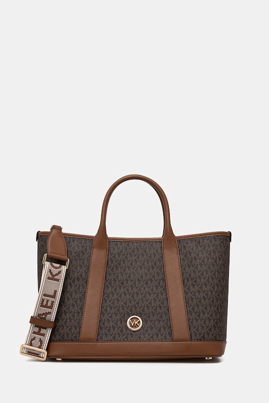 Kabelka MICHAEL Michael Kors imitácia kože hnedá 30R4G99S2V