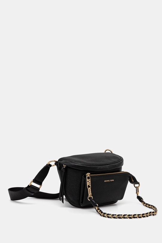 Kožená kabelka MICHAEL Michael Kors 30S4G04M8L černá SS25