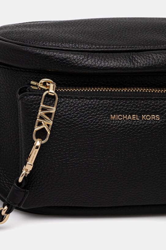 Kožená kabelka MICHAEL Michael Kors černá 30S4G04M8L