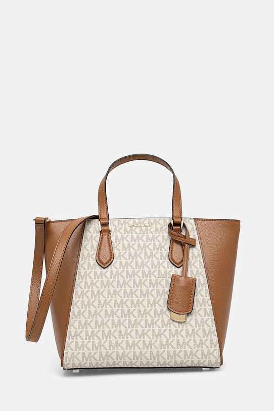 Kabelka MICHAEL Michael Kors vzorovaný béžová 32F4GTBC1B