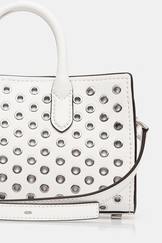 Accesorii MICHAEL Michael Kors poseta de piele 32R5SETC0I alb