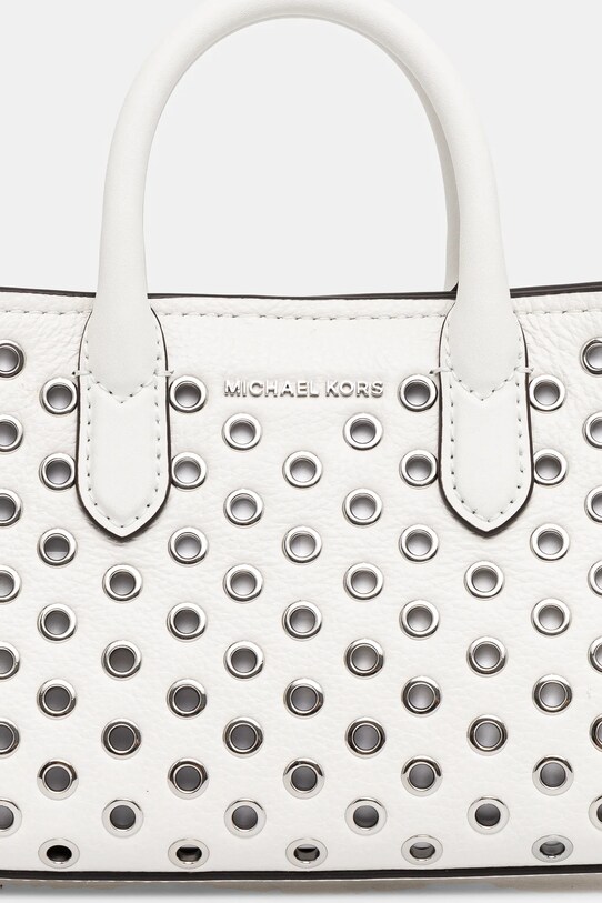 MICHAEL Michael Kors poseta de piele alb 32R5SETC0I