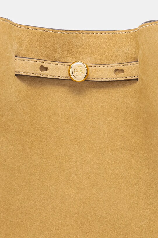 Нубукова сумка Tory Burch Romy Nubuck Tote жовтий 165689.250