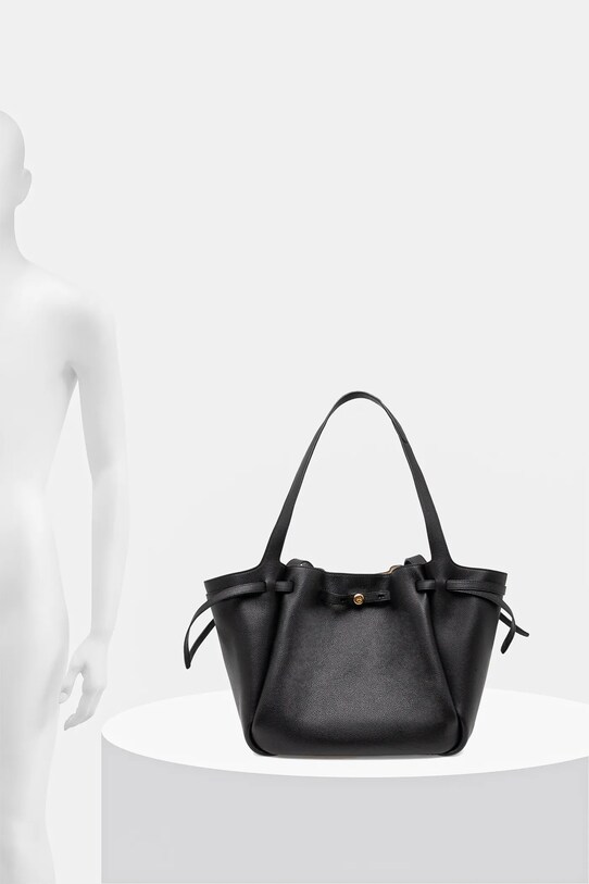 Kožna torba Tory Burch Romy Pebbled Tote 163388.001