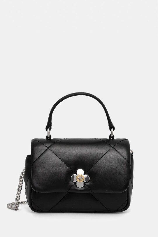 Сумочка Tory Burch Kira Clover Diamond Quilt лицьова шкіра чорний 165048.001
