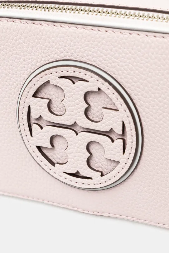 Шкіряна сумочка Tory Burch Miller Patent Border Mini Crossbody рожевий 171957.650