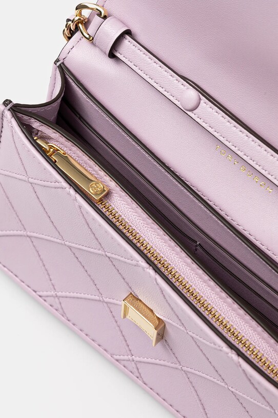 Kabelka Tory Burch Fleming Chain Wallet 138853.502 fialová