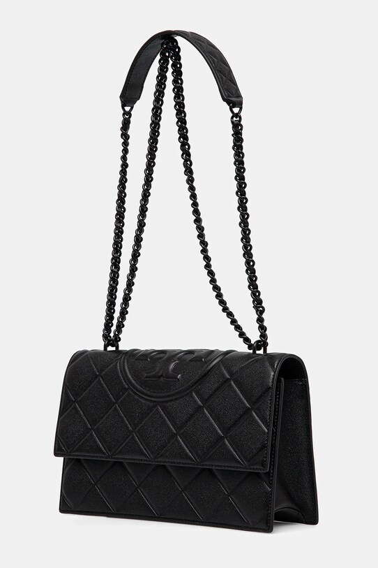 Tory Burch kézitáska Fleming Soft Grain 169791.001 fekete SS25