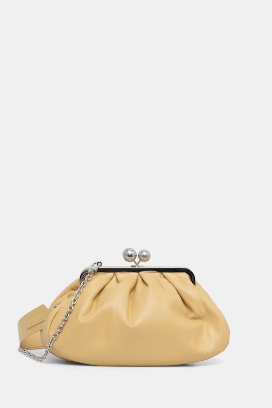 Kabelka Weekend Max Mara přírodní kůže béžová 2515511024600