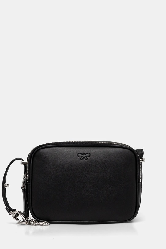 Weekend Max Mara borsa a mano in pelle pelle fiore nero 2515511154600