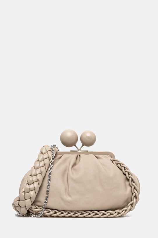 Weekend Max Mara torebka skóra licowa beżowy 2515511194600