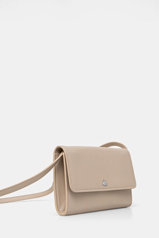 Кожаная сумочка Weekend Max Mara 2515711024600 бежевый SS25