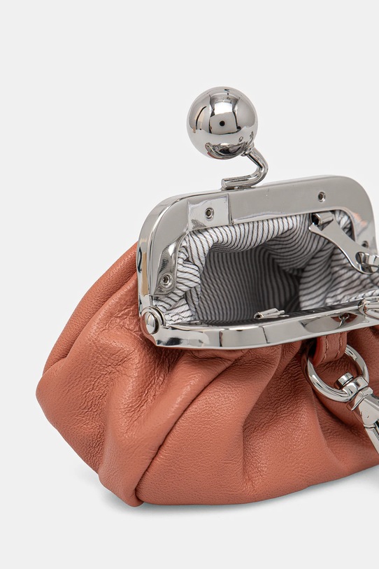 Weekend Max Mara kopertówka skórzana różowy 2515721014600