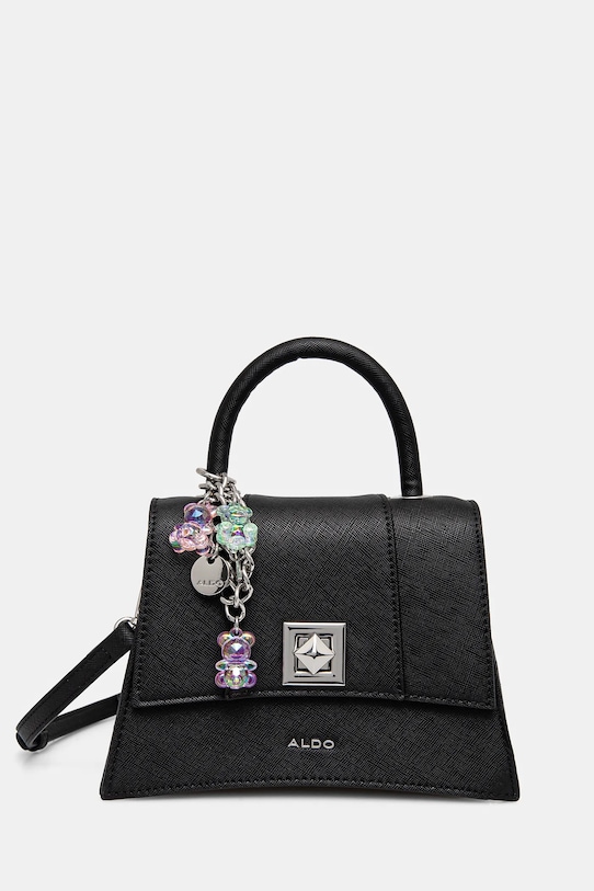 Τσάντα Aldo LEFTEYE απομίμηση λείου δέρματος μαύρο LEFTEYE.004