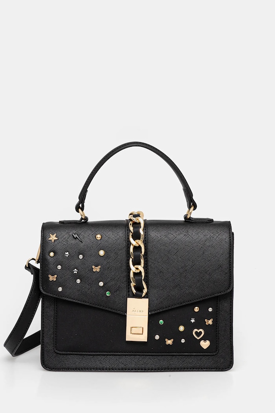 Aldo poșetă ETLIGER nu incape in A4 negru ETLIGER.017