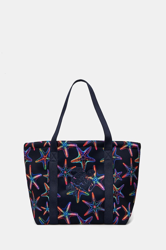 Vilebrequin torebka BAGSIB tekstylny granatowy BSBC0207