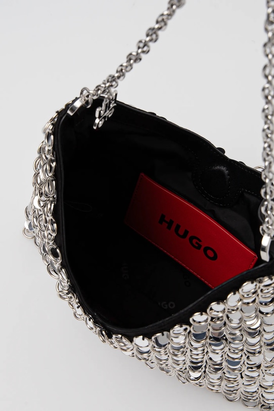 HUGO kézitáska 50541840 ezüst