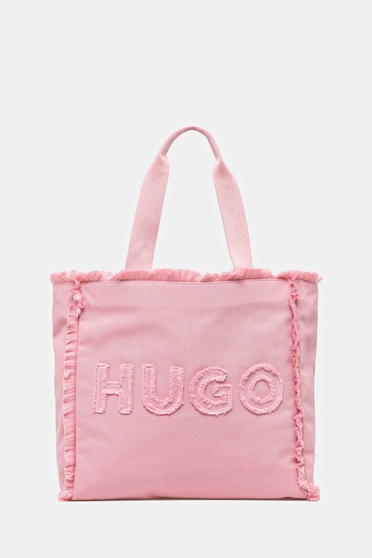 Сумочка HUGO аппликация розовый 50541867