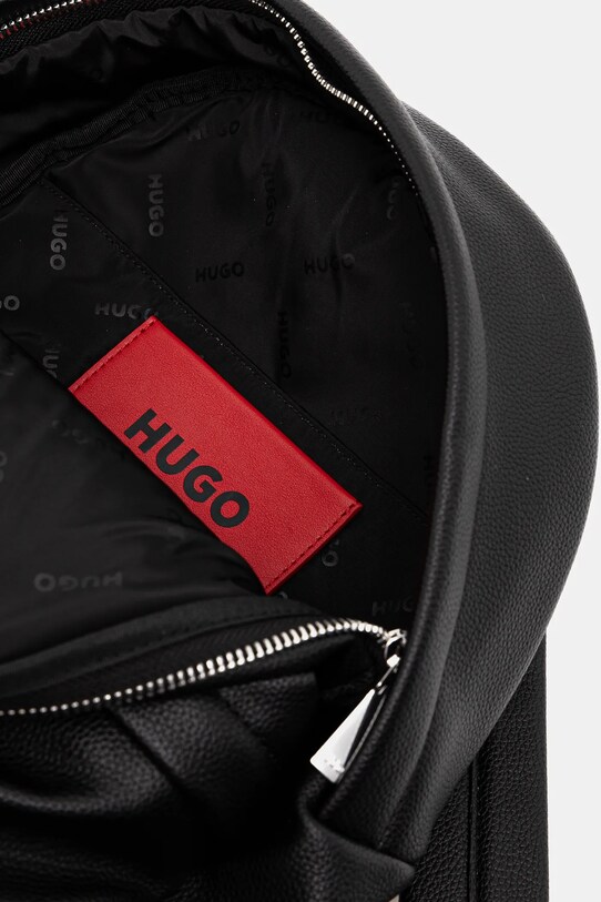 Шкіряний рюкзак HUGO 50543261 чорний