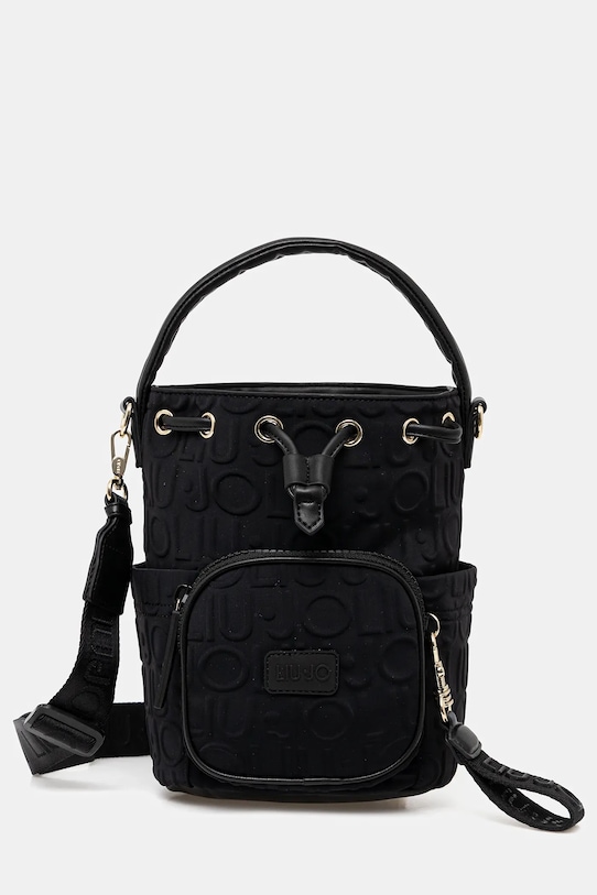 Τσάντα Liu Jo υφασμάτινο μαύρο TA5296.J5627