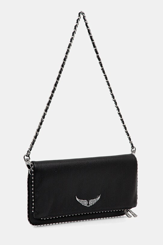 Kožená kabelka ZADIG&VOLTAIRE LWBA00002.11 černá SS25