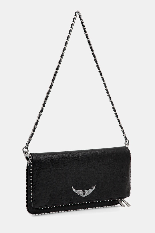 Шкіряна сумочка ZADIG&VOLTAIRE LWBA00002.11 чорний SS25