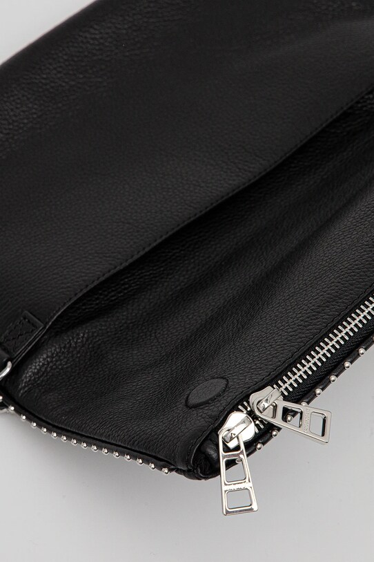 Kožená kabelka ZADIG&VOLTAIRE LWBA00002.11 černá