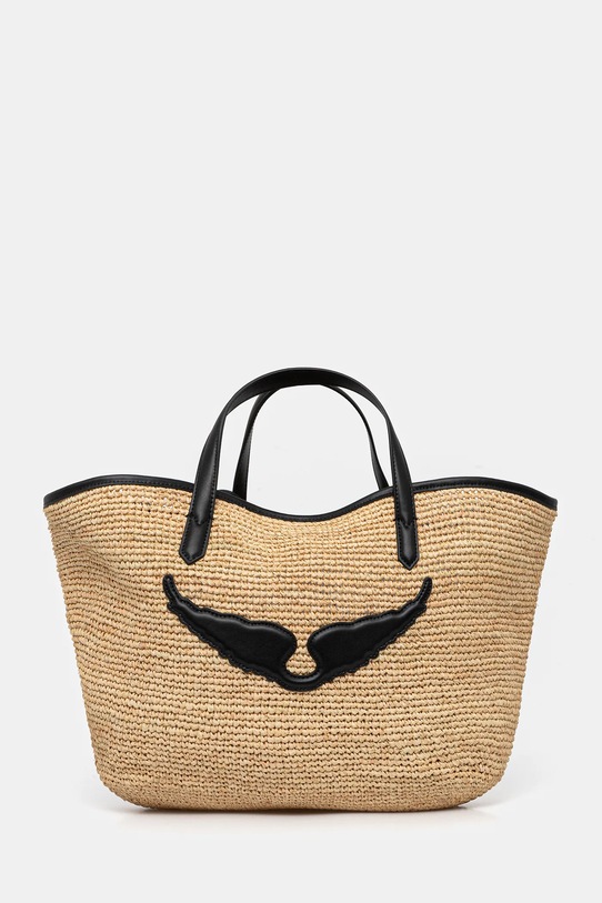 Torba za plažu ZADIG&VOLTAIRE bez remena bež LWBA03655.1