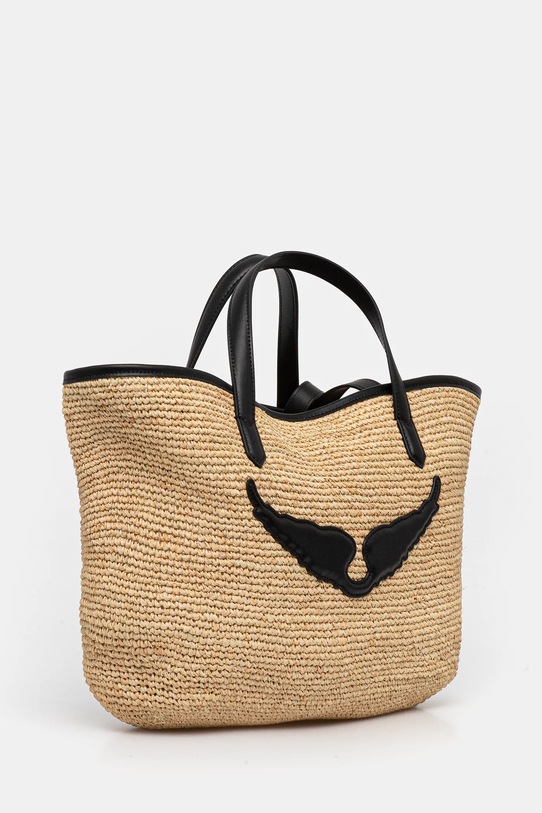 Torba za plažu ZADIG&VOLTAIRE LWBA03655.1 bež SS25