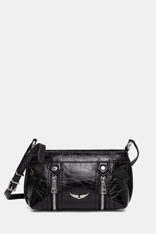 Сумочка ZADIG&VOLTAIRE гладкий чёрный LWBA03845.1