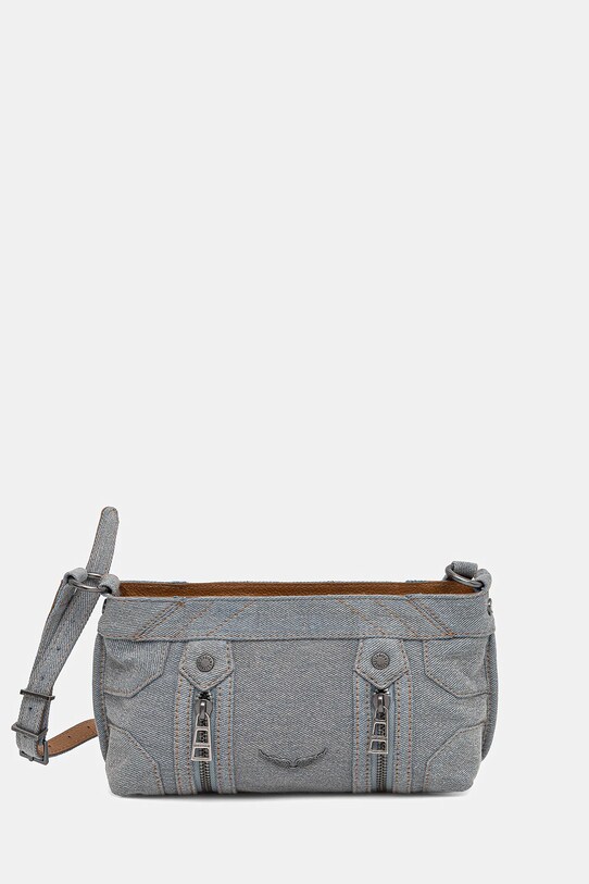 Τσάντα ZADIG&VOLTAIRE απλικέ μπλε LWBA03846.416