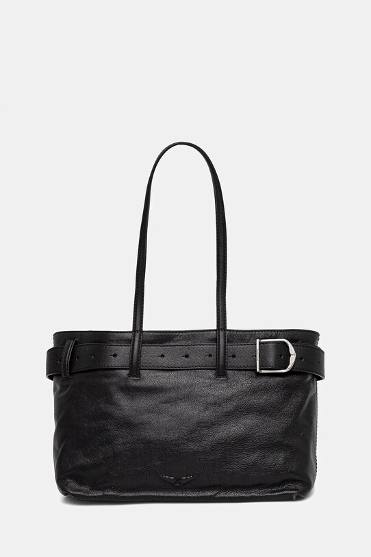Сумочка ZADIG&VOLTAIRE гладкий чорний LWBA03858.11
