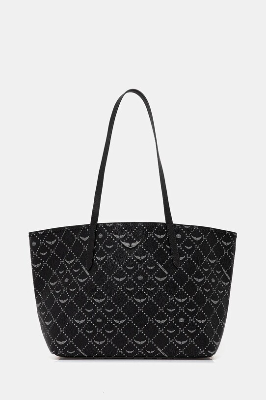 Τσάντα ZADIG&VOLTAIRE λείο δέρμα μαύρο LWBA03896.1