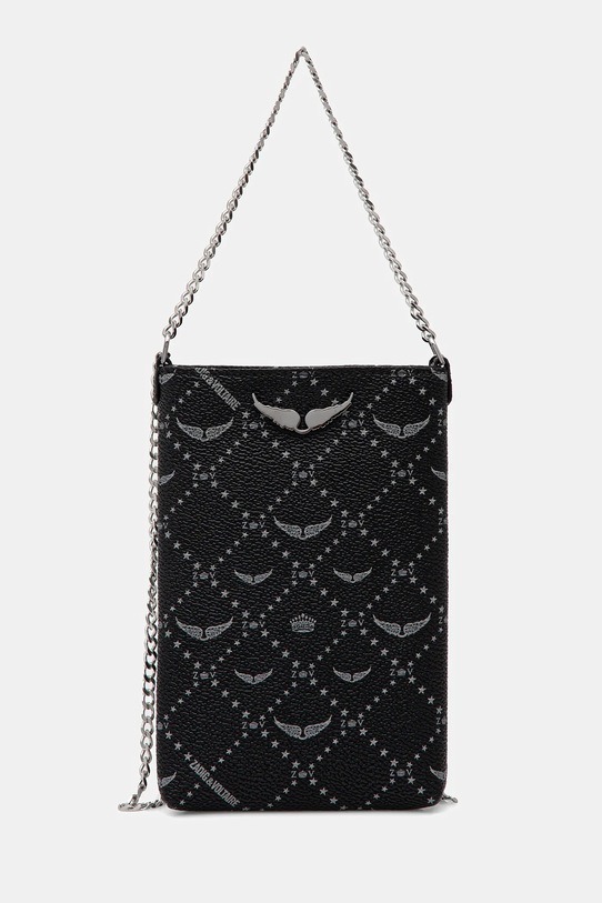 Etui za telefon z denarnico ZADIG&VOLTAIRE Prijazno od planeta črna LWSG03647.11