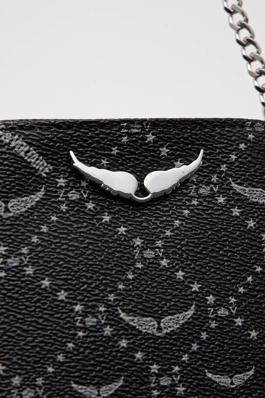 Etui za telefon z denarnico ZADIG&VOLTAIRE črna LWSG03647.11