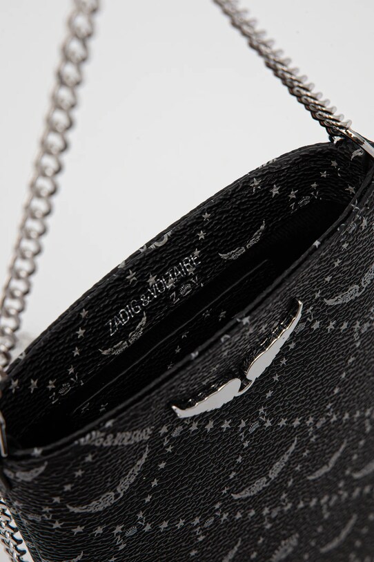 Etui za telefon z denarnico ZADIG&VOLTAIRE LWSG03647.11 črna