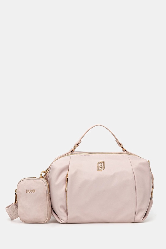 Kabelka Liu Jo nášivka ružová AA5006.T4559