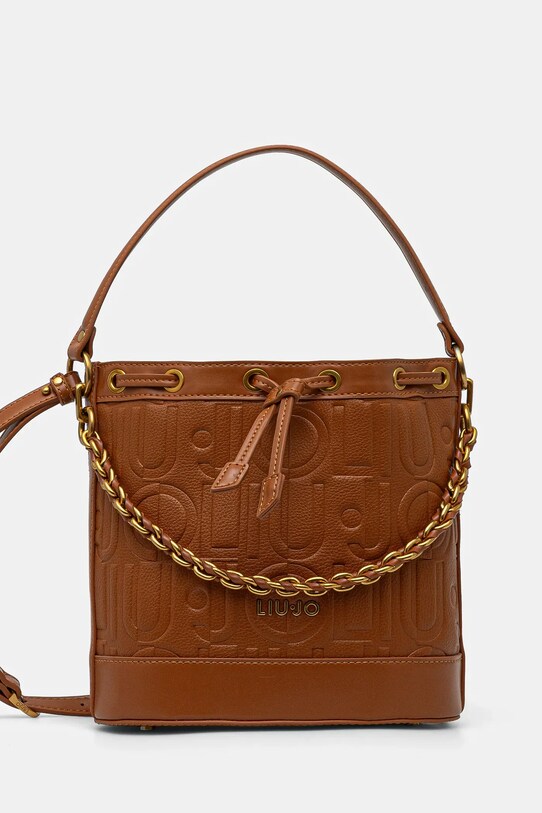 Liu Jo torebka nie mieści A4 brązowy AA5200.E0538