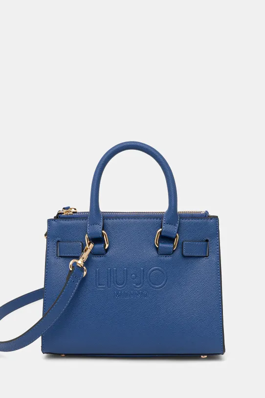 Kabelka Liu Jo imitácia kože modrá AA5150.E0087