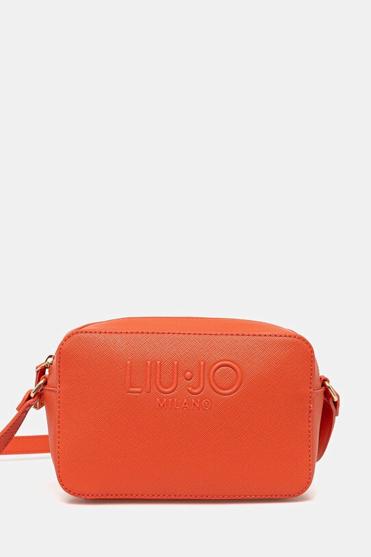 Kabelka Liu Jo usňová koža oranžová AA5153.E0087