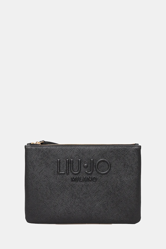 Liu Jo kopertówka nie mieści A4 czarny AA5154.E0087