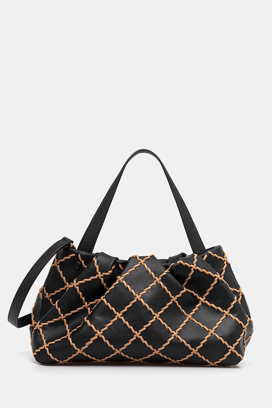 Kabelka Themoire imitácia kože čierna TMSR25AHLA1